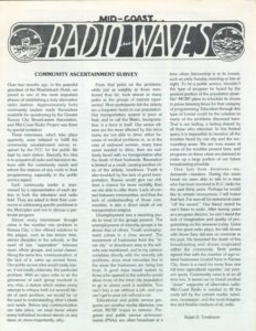 Radio Waves 9/77 page 1