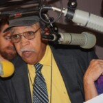 M.C, Richardson at the switching on of the new transmitter