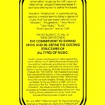 1989 Alternative Music Genre Flyer