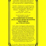 1989 Alternative Music Genre Flyer