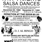 1989 Salsa Benefit Flyer