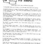 1992 Bingo Volunteer Flyer