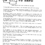 1992 Bingo Volunteer Flyer