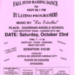 1993 Latino Programmers Benefit Flyer