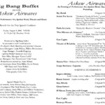 2002 FCR Events Askew Airwaves Program Flyer P 2