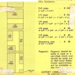 1988 Program Guide Advertising Flyer