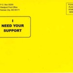 2000 KKFI Fundraising Mailer Page 1