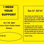 2000 KKFI Fundraising Mailer Page 2